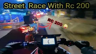 Street Race With Rc 200🔥// Night Ride 😃// Close Call&rsquo;s 🤯//