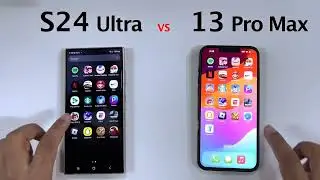 Samsung Galaxy S24 Ultra vs Apple iPhone 13 Pro Max Speed Test