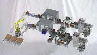 automatic big bags packing machine integrated with end packaging cartoning line 全自動定制型包裝線