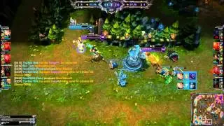 Lux 1v5 PENTAKILL in ranked