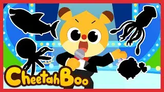 SPLASH💦Interesting Sea animals quiz songs for kids❗💦 | nursery rhymes | kids song | #cheetahboo