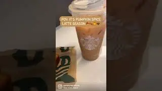 pov: it&rsquo;s psl season 🎃☕️🤎 #shorts #fall #fall2022 #starbucks #psl #pumpkinspice #pumpkin #coffee