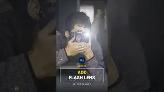 How to add flash light in photoshop #flash #light #photoshop #ytshorts #youtube