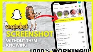 Screenshot on Snapchat Without Them Knowing ⚠️