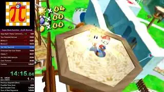 Super Mario Sunshine Any% Speedrun in 1:24:48
