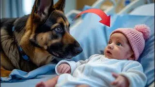 Retired K9 Dog Becomes HERO After Bringing Abandoned Baby to Vet!