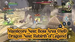 Manticore Nest: Boss Area (Hell) Paladin POV - Dragon Nest: Rebirth of Legend