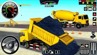 JCB Construction Excavator Backhoe Simulator - City Highway Road Construction - Android Gameplay