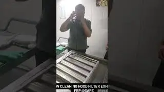 cleaning hood filter #trend #trending #shorts #chef #kitchen #musikvlog #cheflife
