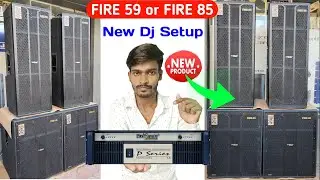 Studiomaster New 2Top or 2Bass Dj Setup Sound Testing & Price || FIRE 59 Price | FIRE 85 Price