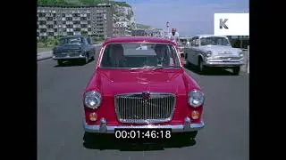 Ferry Arriving at Dover, 1960s UK, HD