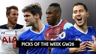 DraftKings Fantasy Soccer Picks | Gameweek 26 | Fantasy Premier League 2016-17