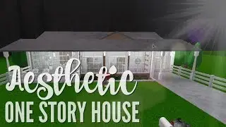 Bloxburg: Aesthetic One Story House 74k
