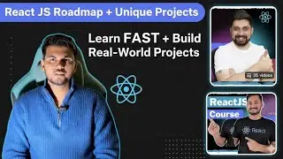 React JS Roadmap + Unique Project Ideas | Best Free Tutorials to Learn React FAST (2026) #react #js