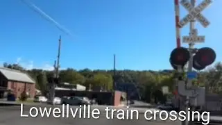 Lowellville train crossing 11/6/25