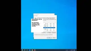 How to Remove old User Profiles using Advanced System Settings (Windows 10)