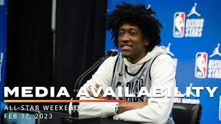 Jalen Williams | NBA Rising Stars Media Availability | OKC Thunder | February 17, 2023