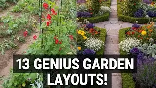 13 Genius Garden Layouts to Transform Your Backyard (Flower & Veggie Mix)