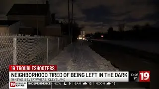 Cleveland neighborhood calls for help with broken street lights