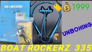 BOAT ROCKERZ 335 wireless neckband| honest review | UNBOXING |Jabardast battery🔋 backup #Vikasmaurya