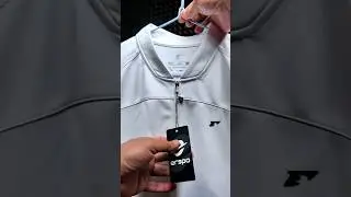 Erspo 2025 Polo Shirt Zipper V-Neck Broken White 🤍 #PoloShirtErspo #Erspo2025 #PoloShirtZipper