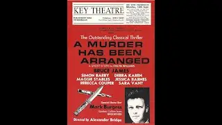 A Murder Has Been Arranged by Emlyn Williams- 1992 Tour -Directed by Alexander Bridge