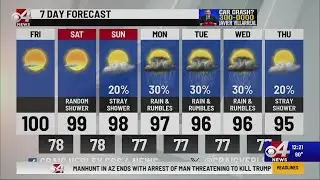 Valley Storm Team Weather Forecast - Noon - Aug. 23