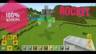 How to Make a working Rocket in Minecraft ,tutorial /Neon Ninja/