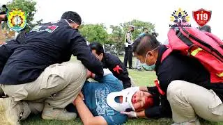 APEL BERSAMA DAN SIMULASI PELAYANAN 112 OLEH TIM PSC 119,SATLANTAS  DAN DINAS KESEHATAN KAB. KENDAL