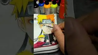 Naruto vs Sasuke Hand Painted Converse | Anime Custom Shoes Making Process