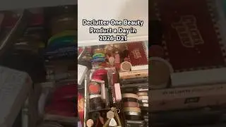 Decompress my beauty collection by declutter one product per day in 2026#downsizeyourhome #declutter