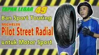 Ban MICHELIN Pilot Street Radial 180/55-17 Sport Touring untuk Motor Sport CBR600, ER6 dll