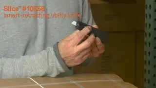 Cutting Plastic Banding With a Slice Utility Knife
