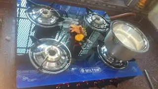 Amazon MILTON 4 Burner Blue Glass Top LPG Gas Stove // Honest Review and Unboxing //SK Beauty Parlor