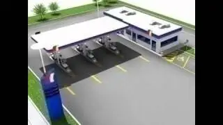 3D Model of Gas Station Review