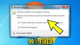 Как решить ошибку Прекращена работа программы «Проводник» в Windows 7 / 8 / 10 / 11 ✅