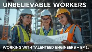 Unbelievable Workers | Working with Talented Engineers . EP1 #construction #adamrose #workers #smart