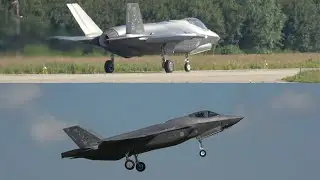 [4K] RNLAF F-35''s Take offs and Recovery ''Leeuwarden Airbase''