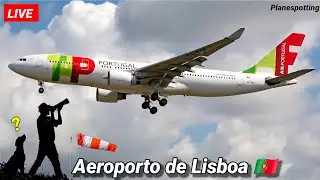 Aeroporto de Lisboa PT.  está ao vivo!