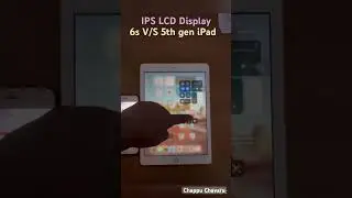 iPhone 6s display v/s iPad 5th gen ips lcd display brightness 🔆 comparison #iphone #ipad #display