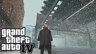 Демонстрация игрового процесса мода на улучшенный снег в GTA IV