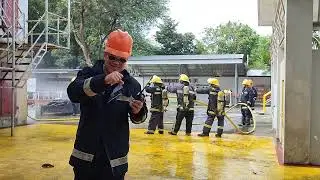 Advanced Fire Fighting - Fire scenario at Pump Room and Engine Room.