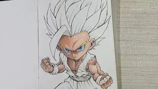 Colorindo Gohan AO VIVO | Aula Prática de Lápis de Cor