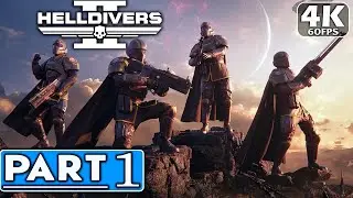 HELLDIVERS 2 Gameplay Walkthrough Part 1 FULL GAME [4K 60FPS PS5] - No commentary
