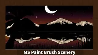 MS Paint Brush Scenery
