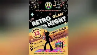 RETRO GLAM NIGHT 13 JANUARY 2025 WING TAT HOTEL