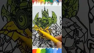 Skibidi toilet t&ocirc; m&agrave;u / How to color Titan Clockman/ Titan Clockman Coloring pages