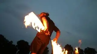 MEGA HUGE FIDGET SPINNER ON FIRE!!