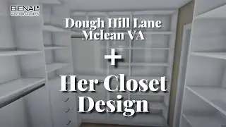 Dough Hill Lane Mclean VA   Her Closet Custom Closet Designed by BIENAL
