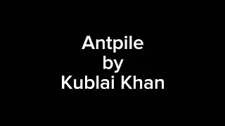Drum cover- Antpile By Kublai Khan